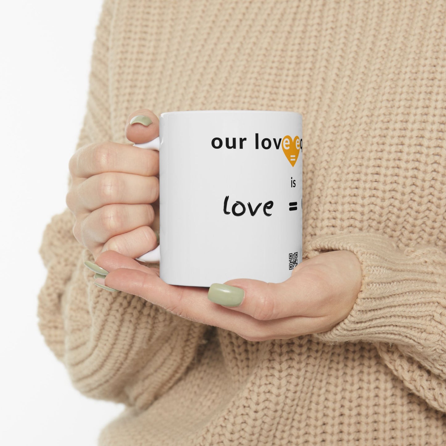 OUR LOVE EQUATION u+me Ceramic Mug 11oz