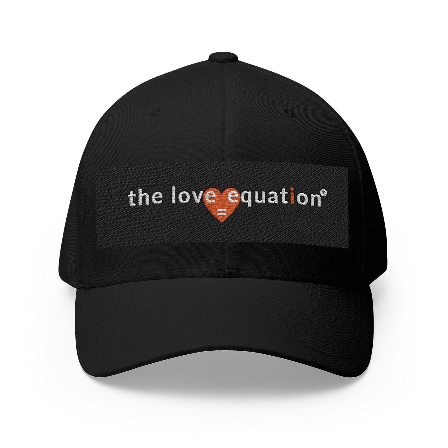 Embroidered 'the love equation' Heart Logo Cap