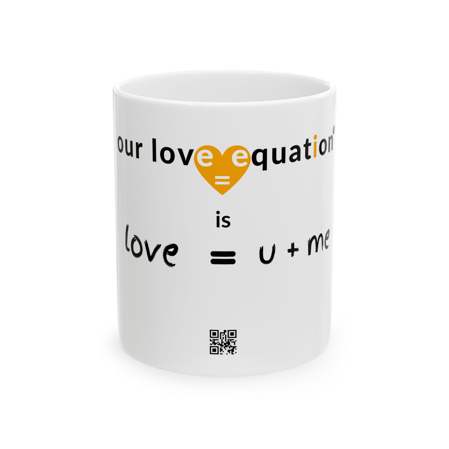 OUR LOVE EQUATION u+me Ceramic Mug 11oz