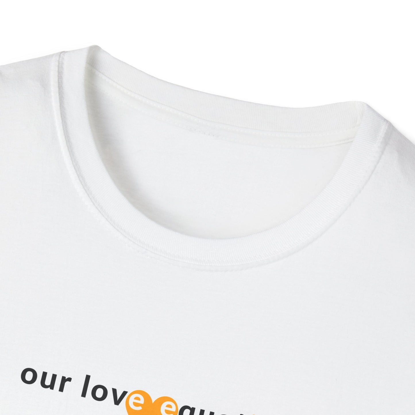 OUR LOVE EQUATION family Unisex Softstyle T-Shirt