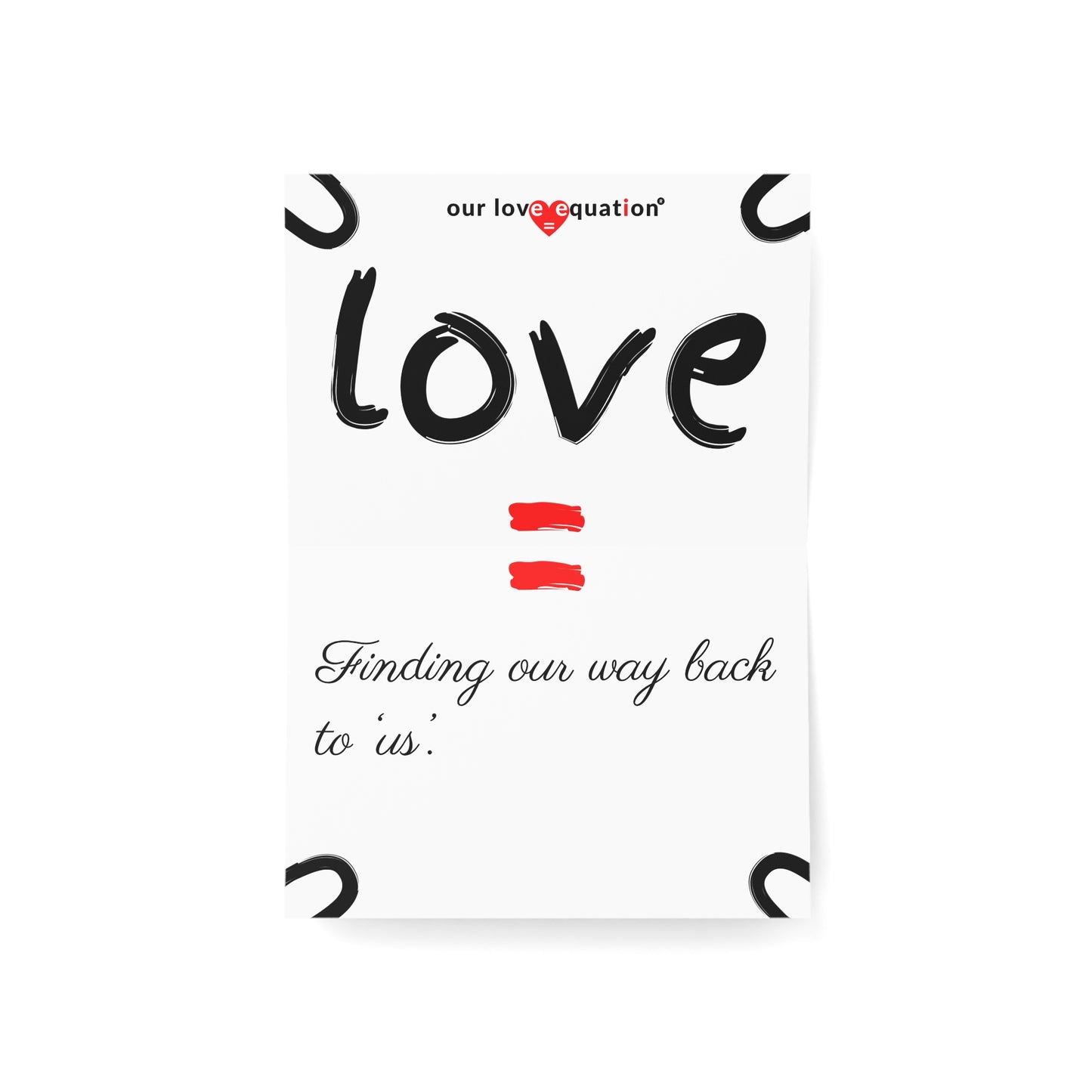 Our Love Equation - Finding our way back to ‘us’. - Creative Love Connection Cards
