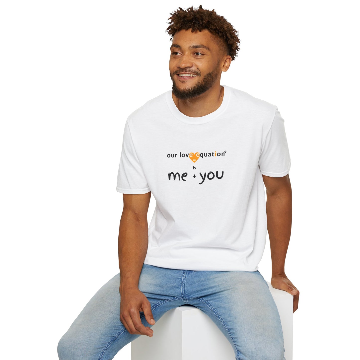 OUR LOVE EQUATION Me + U Unisex Softstyle T-Shirt