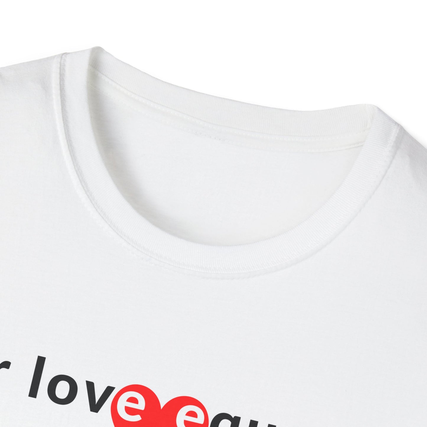 OUR LOVE EQUATION This 1 left Unisex Softstyle T-Shirt
