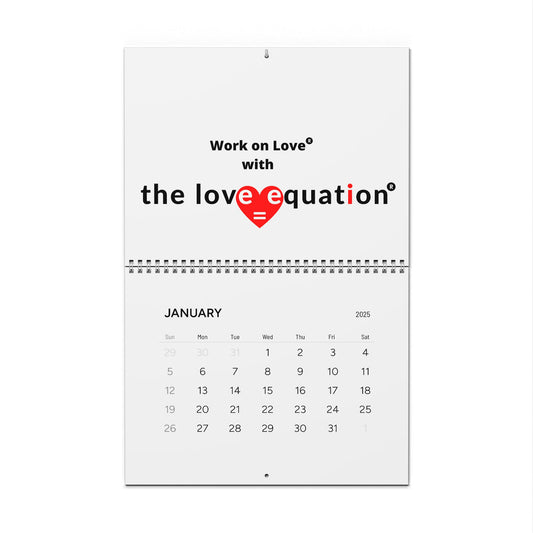2025 Love Equation Wall Calendar - Inspirational Gift for Couples, Relationship Planner, Home Decor, Motivational Calendar, January to [...]