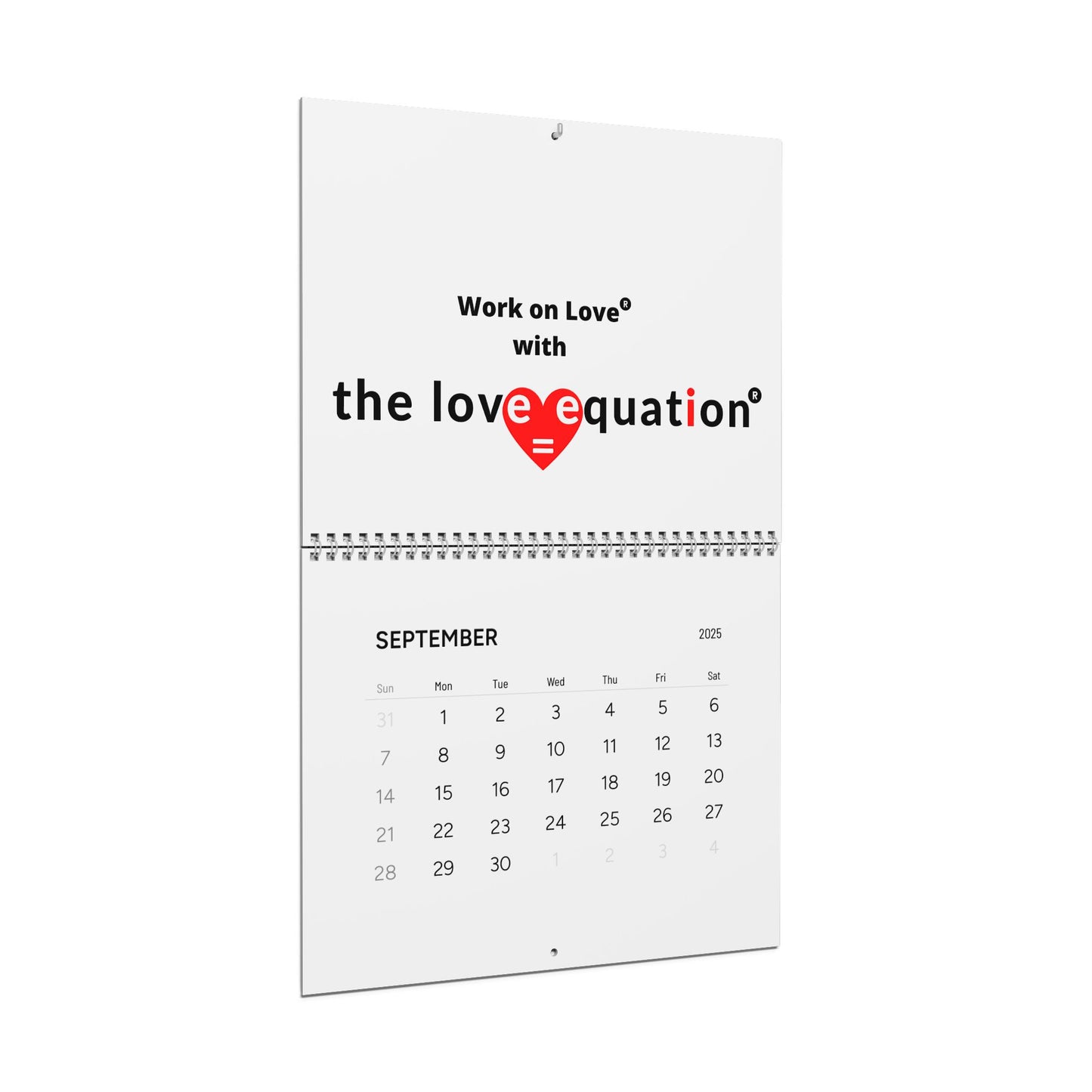 2025 Love Equation Wall Calendar - Inspirational Gift for Couples, Relationship Planner, Home Decor, Motivational Calendar, January to [...]