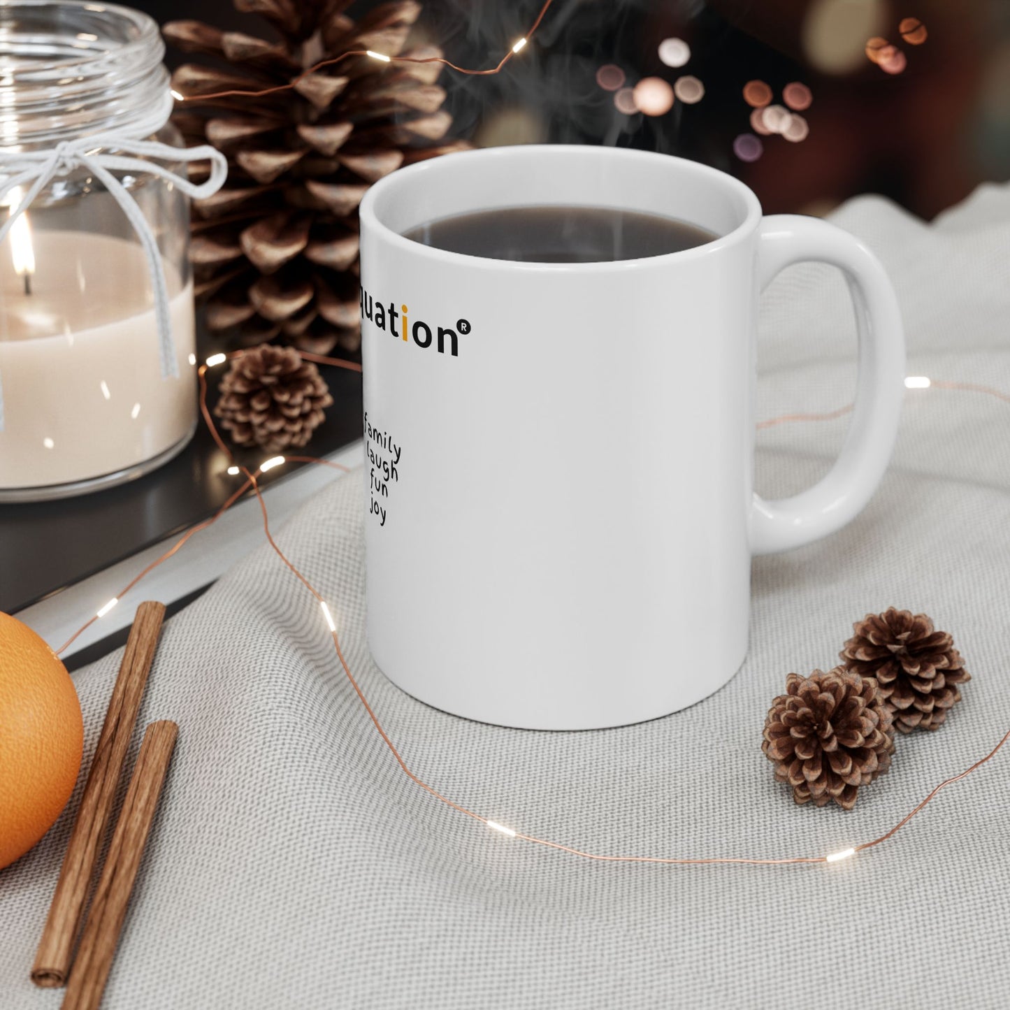 OUR LOVE EQUATION family Ceramic Mug 11oz