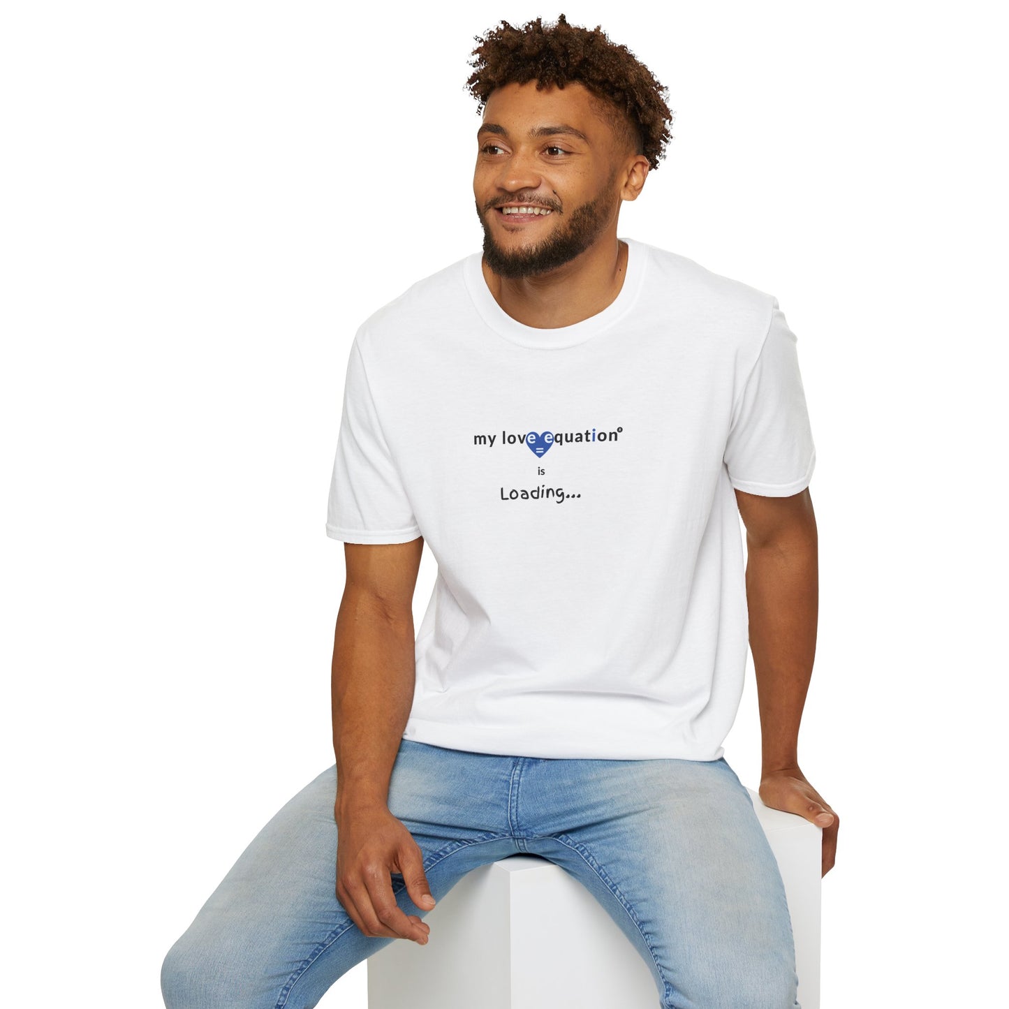 MY LOVE EQUATION Loading Unisex Softstyle T-Shirt